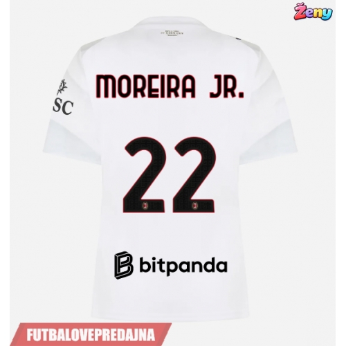 Lacne Ženy Futbalové dres AC Milan Diego Moreira #22 2026-27 Krátky Rukáv - Preč